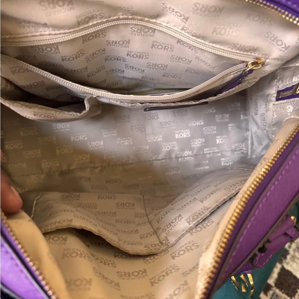Michael Kors Vibrant Purple Satchel - Picture 5 of 5